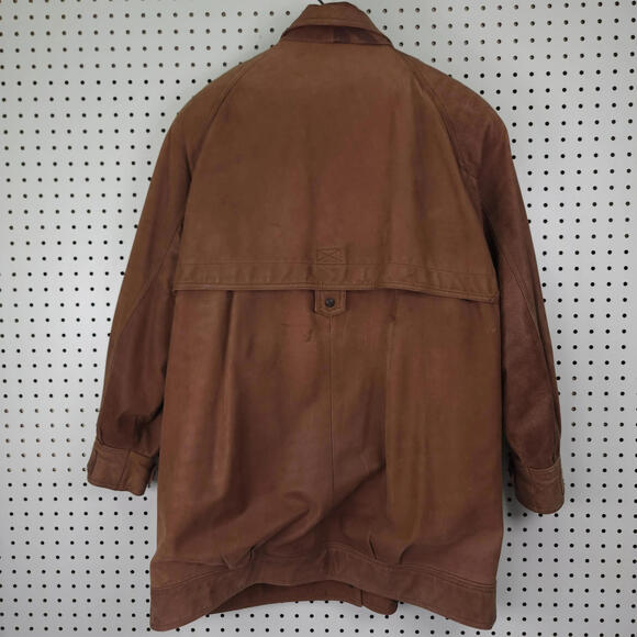 G-III Leather Fashions Brown‎ Leather Jacket Size 18/20 - Picture 4 of 9